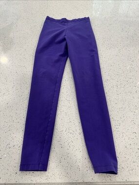 Tea Collection Girls Deep Purple Stretch Leggings